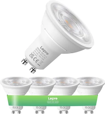 Lepro GU10 LED Bulb 2W Warm White 7% Off