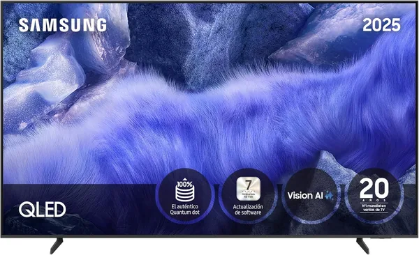 TV Samsung 65 Pulgadas QE1F QLED 4K Smart con Inteligencia Artificial Vision, Volumen de Color 100% con Quantum Dot y más de 500 Canales TV Plus - Mejor Oferta