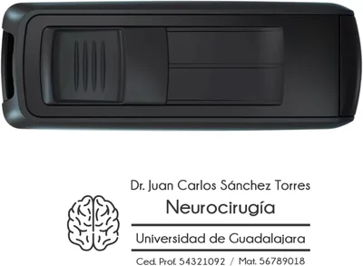 Sello Médico Personalizado de Bolsillo WRLD Pocket 3814 - Compacto y Portátil