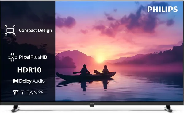 Philips 40PFS6000 2K HD LED Smart TV - 40 Inch Display with Pixel Plus, Titan OS Platform and Dolby Digital Sound