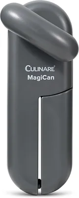 Culinare Magican Grey Tin Opener Manual Can Opener with Comfortable Handle | Heavy Duty Stainless St