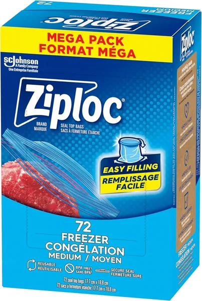 Ziploc Medium Freezer Bags