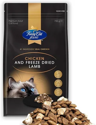 Fussy Cat Luxe Dry Cat Food - Chicken & Lamb, 750g Best Deal