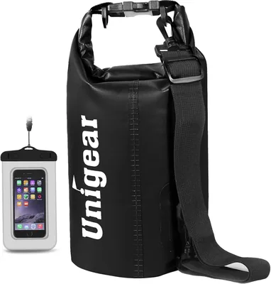 Borsa impermeabile Unigear (2L/5L/10L/20L/30L/40L/55L), sacca asciutta | Borse impermeabili per spiaggia, kayak, pesca e campeggio