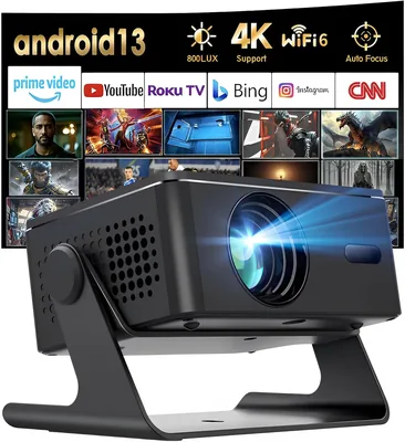 2025 Projector Android 13.0 4K Mini Beam - Best Deal