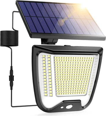 Solar Beam | 288 LED Außenbeleuchtung mit Bewegungssensor - Solarleuchte 34% Rabatt