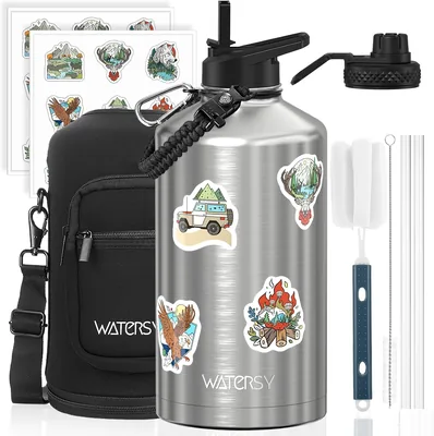 1 Gallon Insulated Water Bottle - BPA Free & Leak Proof