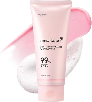 Medicube PDRN - Limpiador facial Whip para doble limpieza, cuidado de poros y refinamiento de la piel, limpieza profunda diaria - 37% Off