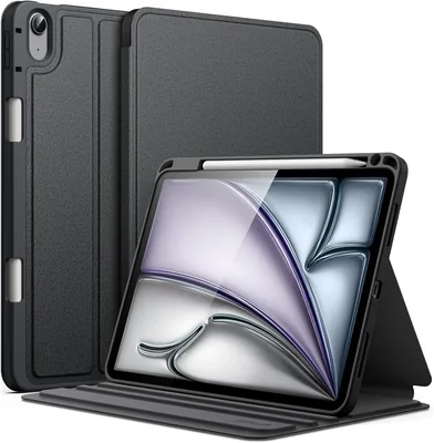 JETech Folio Case iPad Air 11" M4/M3/M2 & Air 5/4 Black Cover