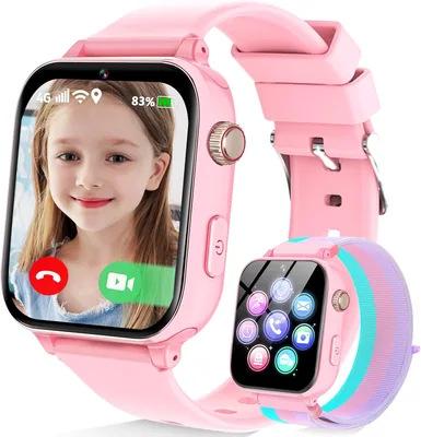 Reloj Inteligente 4G para Niños con GPS y Videollamada, Smartwatch con SOS, Teléfono/Videollamadas/Chat de Voz, Modo E - Mejor Precio