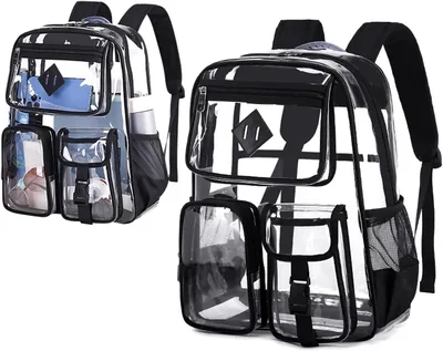 Mochila Escolar Transparente de PVC, Gran Capacidad Impermeable y Resistente para Niños, Mejor Oferta — Best Deal