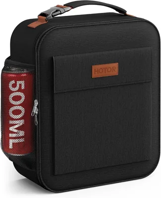 HITOR Insulated Lunch Bag Cooler Black Best Deal