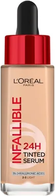 L'Oreal Paris 24H Infaillible Tinted Serum Foundation Light 2-3, 27% Off