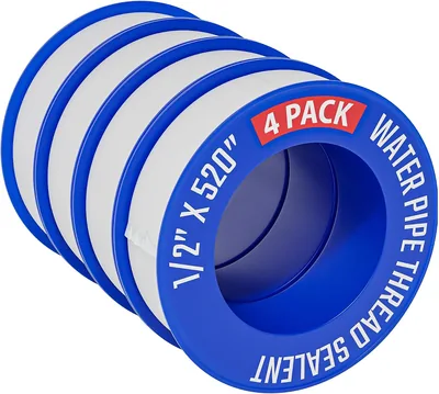 D-NYX Plumbers Tape 4 Rolls, 1/2" x 520"