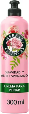 HERBAL ESSENCES Crema para Peinar Suavidad y Anti-Esponjado Aroma Rosas, Frambuesas y Violetas (300 ml) - 30% Off