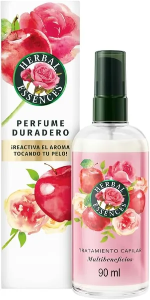 Perfume para Cabello Duradero HERBAL ESSENCES, Control Frizz, Suavidad, Brillo, Hidratación, Fragancia Fresca de Rosas (90 ml) - 14% Off