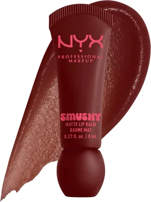 NYX Professional Makeup Smushy Matte Lip Balm 8 Smudge Fudge 10ml - Best Deal