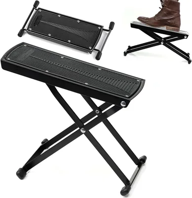 Taburete Ajustable para Guitarra MCSWSEE con Goma Antideslizante, 6 Niveles de Altura