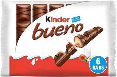 Kinder Bueno Classic Bars Pack of 6 - 16% Off