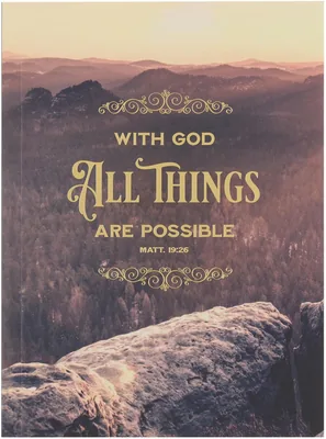 Inspirational Christian Notebook Journal with Bible Verse, ZAR 49 Best Deal