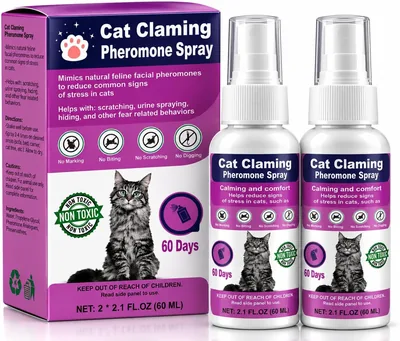 RUNMAT Cat Calming Pheromone Spray, Feline Calm Pheromones & Scratch Repellent for Cats, Cats Reduce