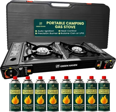 Green Haven Double Burner Camping Stove