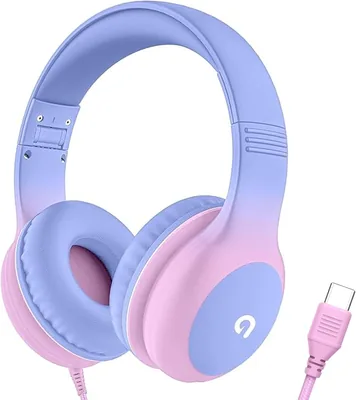 ADOOPE Wired Kids Headphones Safe Volume & Tangle-Free Cord