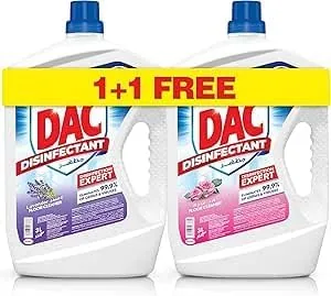 Dac Base 3L Lavender + Dac Base 3L Rose Multipurpose Cleaner