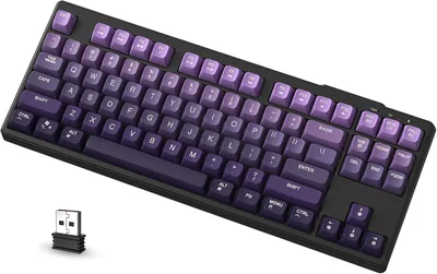 SA Keyboards Rainbow Backlit TKL PBT Membrane Keyboard