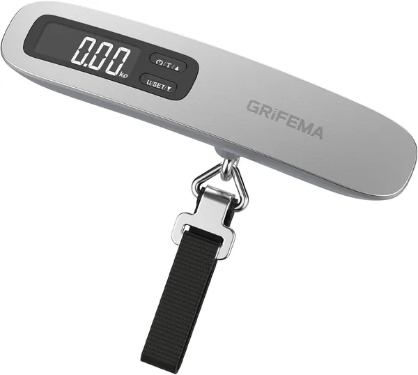 Balance de bagage numérique GRIFEMA GA2006, échelles portables, avec fonction tare, jusqu'à 110 lb/50 kg - Meilleure offre