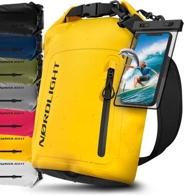 Nordlight Waterdichte Tas met Telefoonhoes en Roldeksel, Schoudertas | 24% Korting