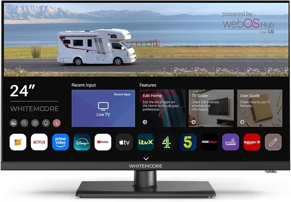 WHITEMOORE 24 Smart TV 12V/24V Full HD Frameless
