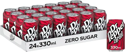 Dr Pepper Zero Can Pack of 24 - 19% Off