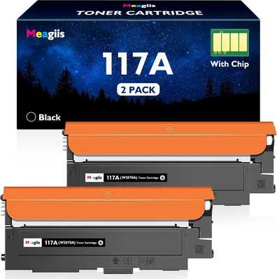 Meagiis 117A Black Toner Cartridges - Best Deal