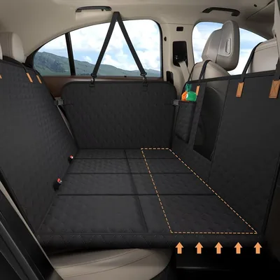 Protection siège arrière pour chien Car [127 x 62 cm], Imperméable, Résistant aux rayures, Couverture dure, Pour chiens, SUV et familles - Meilleur Prix