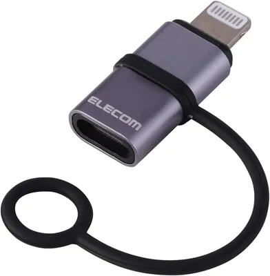 Elecom MPA-CFLMECSV USB C to Lightning Adapter