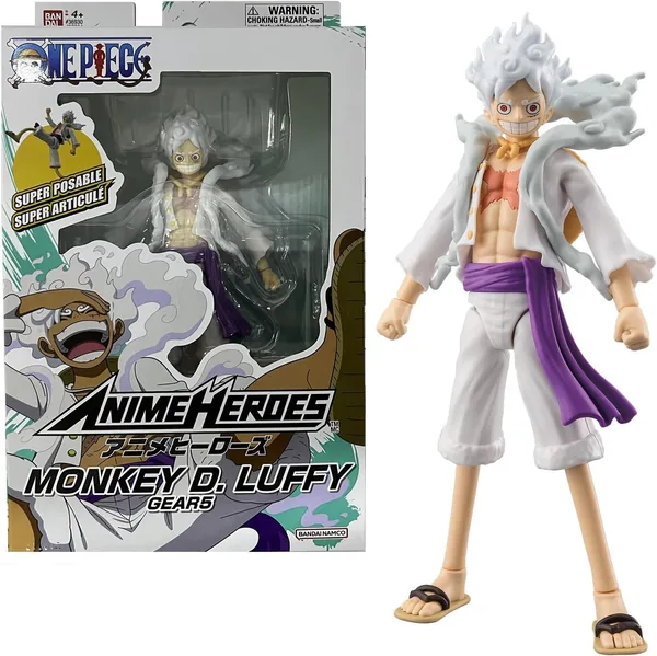 BANDAI One Piece - 17cm Luffy Gear 5 Action Figure