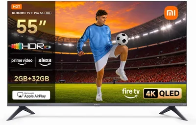 Televisor Xiaomi TV F Pro 55', 4K UHD QLED, Smart TV, Alexa, HDR10+, 120Hz, ME