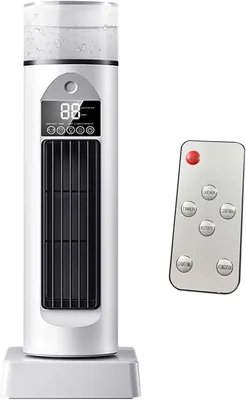 Ventilateur de climatisation oscillant silencieux sans pale avec télécommande, 6 vitres - Best Deal