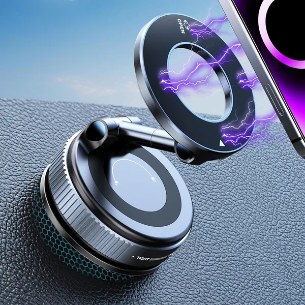 Upgraded 360 Nano Gel Vacuum Magnetic Phone Holder