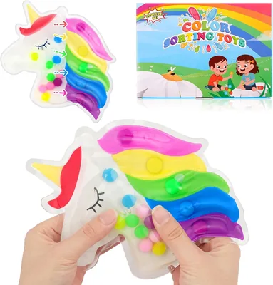 Ainiv Fidget Toy - Sensoriek Toy met Gelvulling, Sorteerkleuren - Best Deal