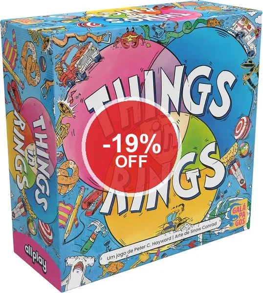 Asmodee Things in Rings: Jogo de Cartas para 2-6 Jogadores (Idade 6+), 19% de Desconto