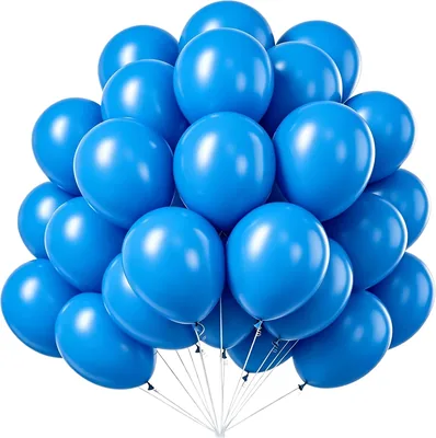 Blauwe Ballonnen, Pak van 100 Blauwe Latex Ballonnen, 25 cm voor Feest en Partijdecoratie