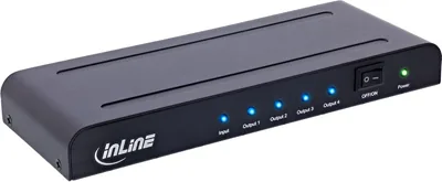 InLine® HDMI Splitter 4-Way 4K UHD @60Hz Best Deal
