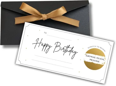 Print&CoUK Birthday Scratch Card Gift