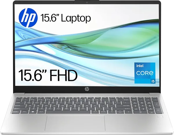 HP 15.6" Laptop | Intel Core i5 i5-1334U Processor | 16 GB RAM | 512 GB SSD | Intel Iris X Graphics | FHD Display | Up to 9.75 hrs battery | Windows 11 | Dual Speakers