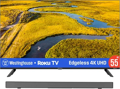 Westinghouse 4K 55 Inch TV + 3.1.2 Sound Bar Best Deal