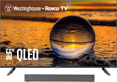 Westinghouse QLED 55 Inch TV + Sound Bar Best Deal