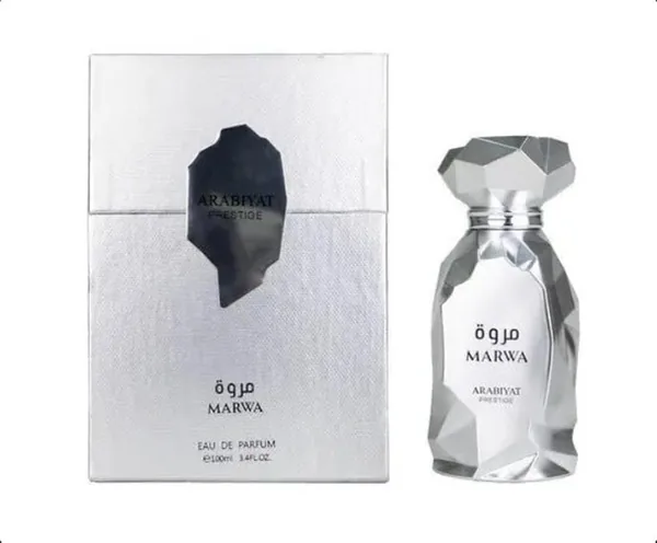 Arabiyat Prestige Marwa Eau de Parfum 100ml Plata para Hombres, 25% de Descuento