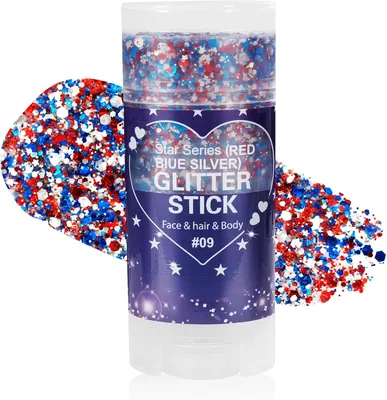 Mysense Patriotic Red White Blue Glitter Stick Best Deal